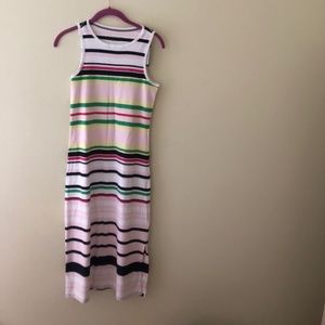 New Tommy Hilfiger Multi Color Stripped Tank Style Dress